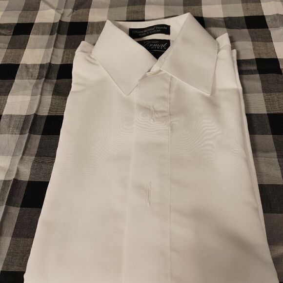 BOY'S WHITE FORMAL SHIRTS TUXEDO SHIRT BS - Picture 4 of 5